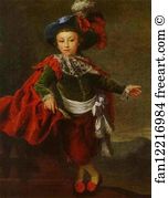 F Art Print - Portrait Of F. P. Makerovsky In A Masquerade Costume