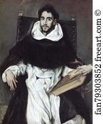 Boston Art Print - Portrait Of Fray Felix Hortensio Paravicino