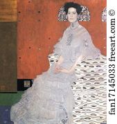 153 Art Print - Portrait Of Fritza Riedler