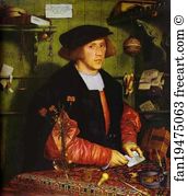  Art Print - Portrait Of Georg Gisze Of Danzig