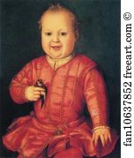 1544 45 Art Print - Portrait Of Giovanni De'medici As A Child Holding A Goldfinch