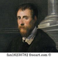 1561 Art Print - Portrait Of Giovanni Paolo Cornaro. Detail
