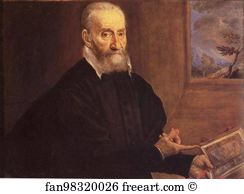 Capodimonte Art Print - Portrait Of Giulio Clovio