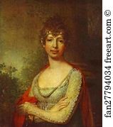 Pavlovna Art Print - Portrait Of Grand Duchess Maria Pavlovna