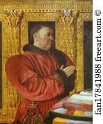 Vii Art Print - Portrait Of Guillaume Jouvenel Des Ursins, The Chancellor Of Charles Vii