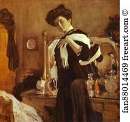 Portrait Of Henrietta Girshman Art Print - Portrait Of Henrietta Girshman