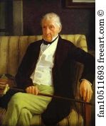 1857 Art Print - Portrait Of Hilaire De Gas