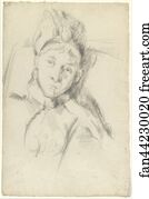 Artists Wife Art Print - Portrait Of Hortense Cézanne-Figuet, The Artist's Wife
