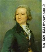 1790s Oil On Canvas The Tretyakov Gallery Art Print - Portrait Of I. I. Dmitriyev