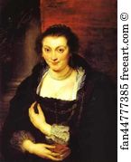 Portrait Of Isabella Brant Art Print - Portrait Of Isabella Brant