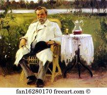 Saratov Art Print - Portrait Of Ivan Tsvetkov