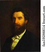 1871 Oil On Canvas The Museum Of Russian Art Art Print - Portrait Of Ivan Zabela