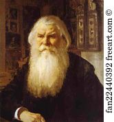 1892 Art Print - Portrait Of Ivan Zabelin