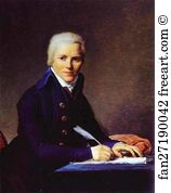 Jacques Louis David Art Print - Portrait Of Jacobus Blauw