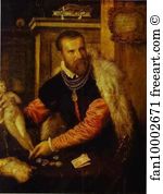 Jacopo Art Print - Portrait Of Jacopo De Strada