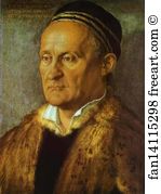 1526 Oil On Panel Staatliche Museen Zu Berlin Art Print - Portrait Of Jakob Muffel
