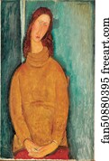 Amedeo Modigliani Art Print - Portrait Of Jeanne Hébuterne