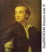 Antón Art Print - Portrait Of Johann Joahim Winkelmann