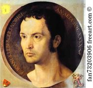 Johannes Art Print - Portrait Of Johannes Kleberger