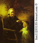 1793 Oil On Canvas The National Gallery Of Art Art Print - Portrait Of John Tait And His Grandson