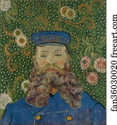 Portrait Of Joseph Roulin Art Print - Portrait Of Joseph Roulin