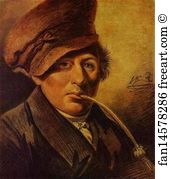 1820 Paper Art Print - Portrait Of K. I. Seidel