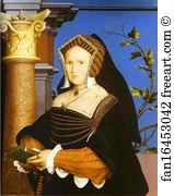  Art Print - Portrait Of Lady Guildford