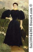 7 Art Print - Portrait Of Lady