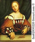 Basel Art Print - Portrait Of Lais Corinthiaca