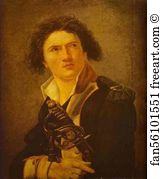 Jacques Louis David Art Print - Portrait Of Lazre Hoche