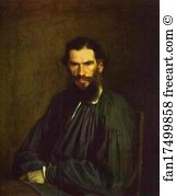 Tolstoy Art Print - Portrait Of Leo Tolstoy