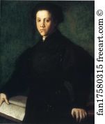 Sforzesco Art Print - Portrait Of Lorenzo Lenzi