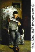 Father Art Print - Portrait Of Louis-Auguste Cézanne, The Artist's Father