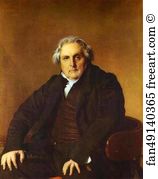 Ingres Art Print - Portrait Of Louis-Francois Bertin