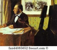 Marie Art Print - Portrait Of Louis-Marie Pilet, Violoncellist In The Orchestra Of The Opera