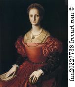 Panciatichi Art Print - Portrait Of Lucrezia Panciatichi