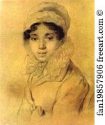 Kikina Art Print - Portrait Of M. A. Kikina