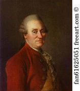 M Art Print - Portrait Of M. F. Poltoratzky