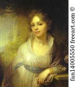 Lopukhina Art Print - Portrait Of M. I. Lopukhina