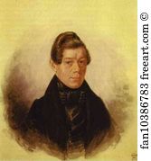 M Art Print - Portrait Of M. M. Rodivanovsky