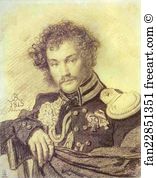 Lanskoy Art Print - Portrait Of M. P. Lanskoy