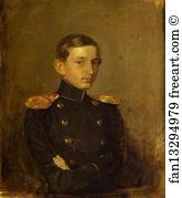 1846 47 Art Print - Portrait Of M. P. Zhdanovich