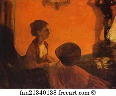 1869 Oil On Canvas The National Gallery Of Art Art Print - Portrait Of Madame Camus