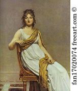Eugene Delacroix Art Print - Portrait Of Madame De Verninac, Née Henriette Delacroix, Sister Of Eugène Delacroix