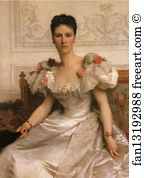 Seattle Art Print - Portrait Of Madame La Comtesse De Cambaceres