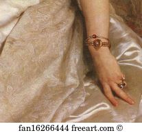 Seattle Art Print - Portrait Of Madame La Comtesse De Cambaceres. Detail