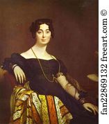 Leblanc Art Print - Portrait Of Madame Leblanc