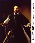 C 1600 Oil On Canvas Private Collection Art Print - Portrait Of Maffeo Barberini
