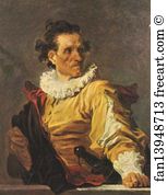 Warrior Art Print - Portrait Of Man ("the Warrior")