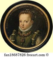 Margarita Art Print - Portrait Of Margarita Gonzaga